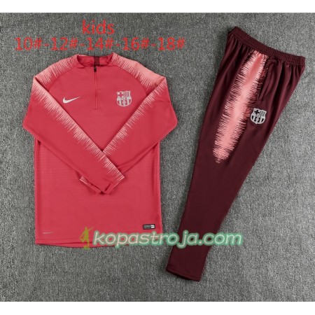 FC Barcelona Barn Tränings Sweatshirtställ Rosa 2018/19